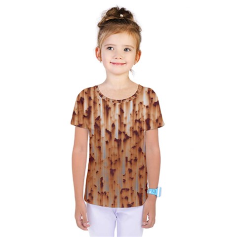 Stainless Rusty Metal Iron Old Kids  One Piece Tee by Nexatart