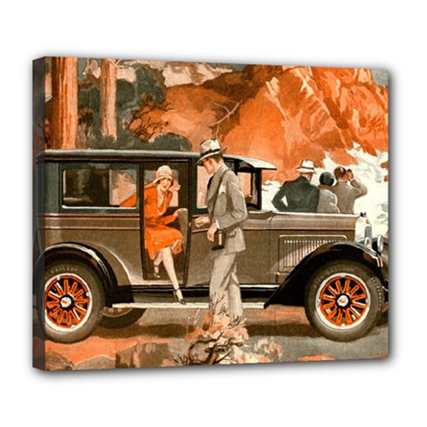 Car Automobile Transport Passenger Deluxe Canvas 24  X 20   by Nexatart