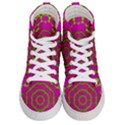 Fern Forest Star Mandala Decorative Men s Hi-Top Skate Sneakers View1