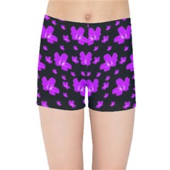 Pretty Flowers Kids Sports Shorts by pepitasart