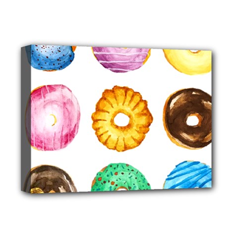 Donuts Deluxe Canvas 16  X 12   by KuriSweets