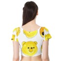 Bread Short Sleeve Crop Top View2