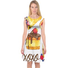 Xoxo Capsleeve Midi Dress by KuriSweets