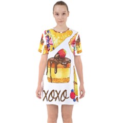 Xoxo Sixties Short Sleeve Mini Dress by KuriSweets