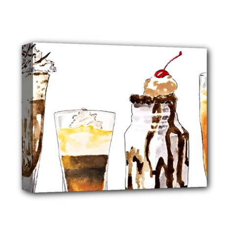 Coffee And Milkshakes Deluxe Canvas 14  X 11  by KuriSweets