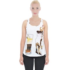 Coffee And Milkshakes Piece Up Tank Top by KuriSweets