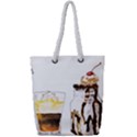 Coffee and milkshakes Full Print Rope Handle Tote (Small) View1