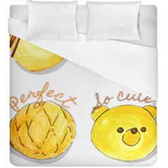 Cute Bread Duvet Cover (king Size) by KuriSweets