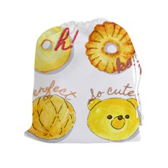 Cute Bread Drawstring Pouches (xxl) by KuriSweets