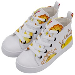 Cute Bread Kid s Mid-top Canvas Sneakers by KuriSweets