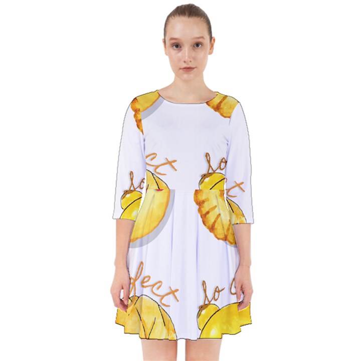 Bread Stickers Smock Dress