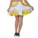 Bread Stickers Velvet Skater Skirt View2