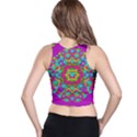 Hearts In A Mandala Scenery Of Fern Racer Back Crop Top View2