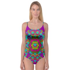 Hearts In A Mandala Scenery Of Fern Camisole Leotard  by pepitasart