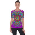 Hearts In A Mandala Scenery Of Fern Short Sleeve Top View1