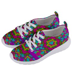 Hearts In A Mandala Scenery Of Fern Women s Lightweight Sports Shoes by pepitasart