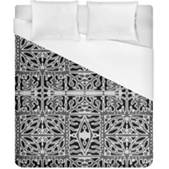 Dark Oriental Ornate Pattern Duvet Cover (california King Size) by dflcprints