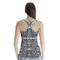 Dark Oriental Ornate Pattern Racer Back Sports Top View2