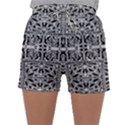 Dark Oriental Ornate Pattern Sleepwear Shorts View1