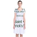  St. Patricks day  Short Sleeve Front Wrap Dress View1