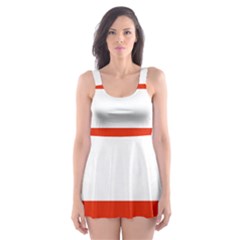 Austria Country Nation Flag Skater Dress Swimsuit by Nexatart