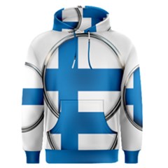 Finland Country Flag Countries Men s Pullover Hoodie by Nexatart