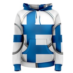 Finland Country Flag Countries Women s Pullover Hoodie by Nexatart