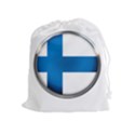 Finland Country Flag Countries Drawstring Pouches (Extra Large) View1