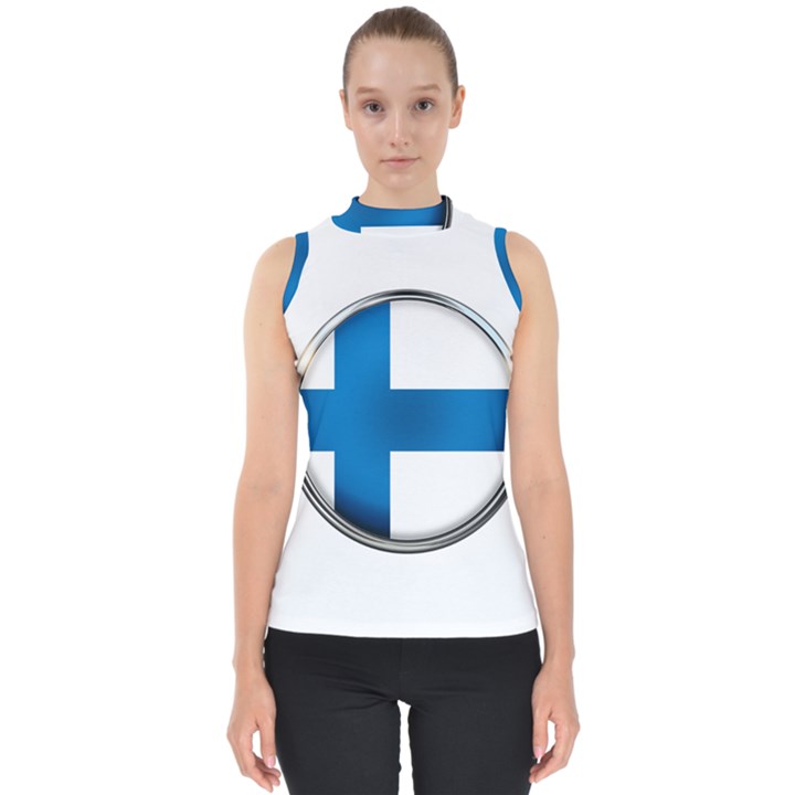 Finland Country Flag Countries Shell Top