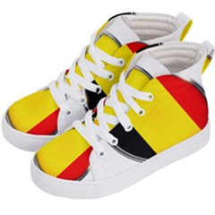 Belgium Flag Country Brussels Kid s Hi-top Skate Sneakers by Nexatart