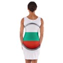 Bulgaria Country Nation Nationality Wrap Front Bodycon Dress View2