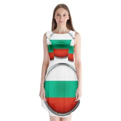 Bulgaria Country Nation Nationality Sleeveless Chiffon Dress   by Nexatart