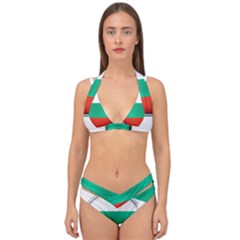 Bulgaria Country Nation Nationality Double Strap Halter Bikini Set by Nexatart