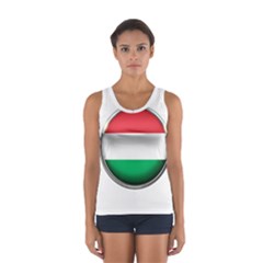 Hungary Flag Country Countries Sport Tank Top  by Nexatart