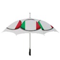 Italy Country Nation Flag Straight Umbrellas View3