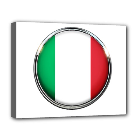 Italy Country Nation Flag Deluxe Canvas 20  X 16  