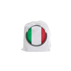 Italy Country Nation Flag Drawstring Pouches (xs) 