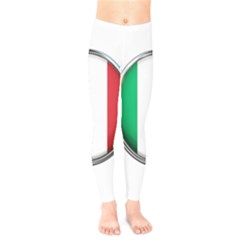 Italy Country Nation Flag Kids  Legging by Nexatart