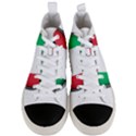 Italy Country Nation Flag Men s Mid-Top Canvas Sneakers View1