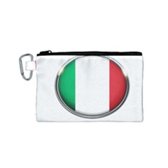 Italy Country Nation Flag Canvas Cosmetic Bag (small) by Nexatart