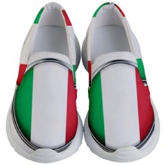 Italy Country Nation Flag Kid s Lightweight Slip Ons by Nexatart