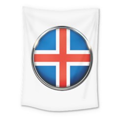 Iceland Flag Europe National Medium Tapestry by Nexatart