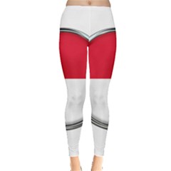 Monaco Or Indonesia Country Nation Nationality Leggings  by Nexatart