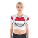 Monaco Or Indonesia Country Nation Nationality Cotton Crop Top View1