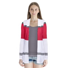 Monaco Or Indonesia Country Nation Nationality Drape Collar Cardigan by Nexatart