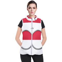 Monaco Or Indonesia Country Nation Nationality Women s Puffer Vest by Nexatart