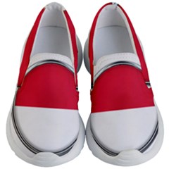 Monaco Or Indonesia Country Nation Nationality Kid s Lightweight Slip Ons by Nexatart