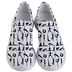 Yoga Pattern Women s Lightweight Slip Ons by Valentinaart