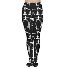 Yoga Pattern Women s Tights by Valentinaart