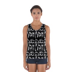 Yoga Pattern Sport Tank Top  by Valentinaart